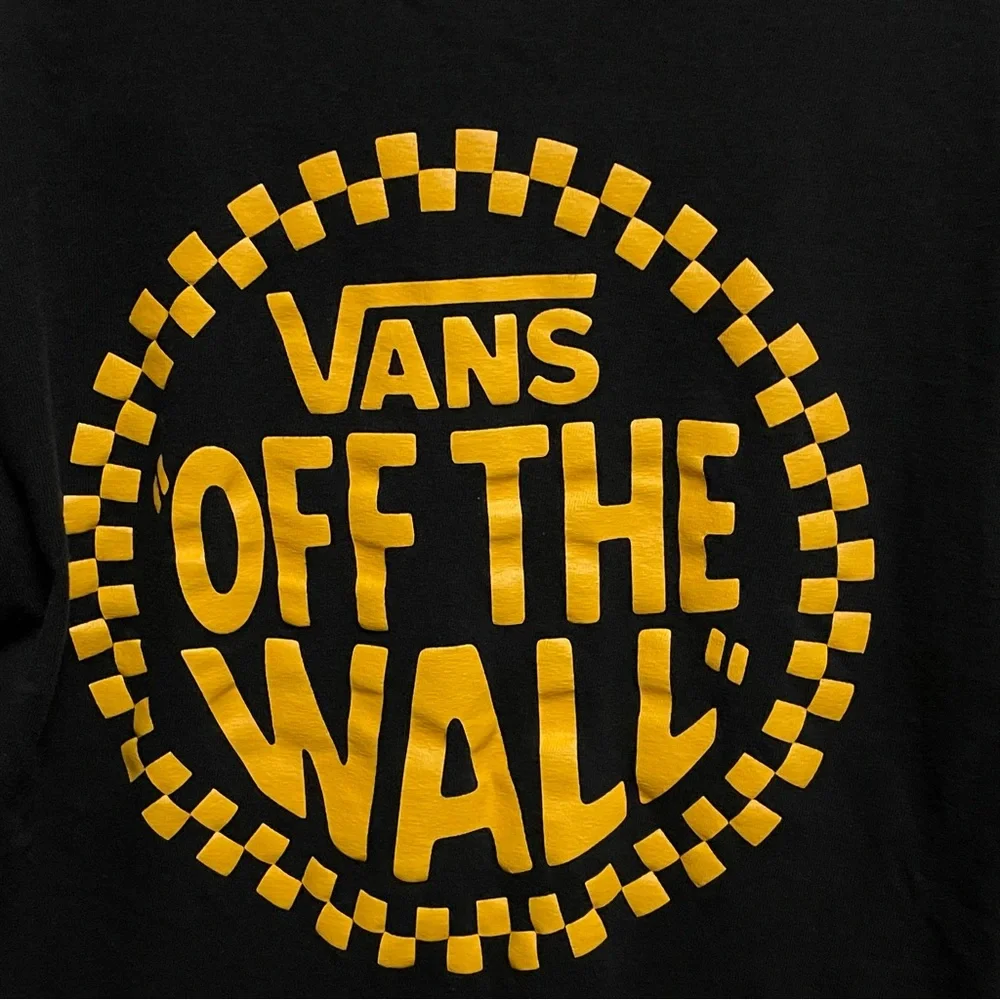 Vans Off The Wall Black & Yellow T-Shirt Men’s Small - Picture 8 of 9